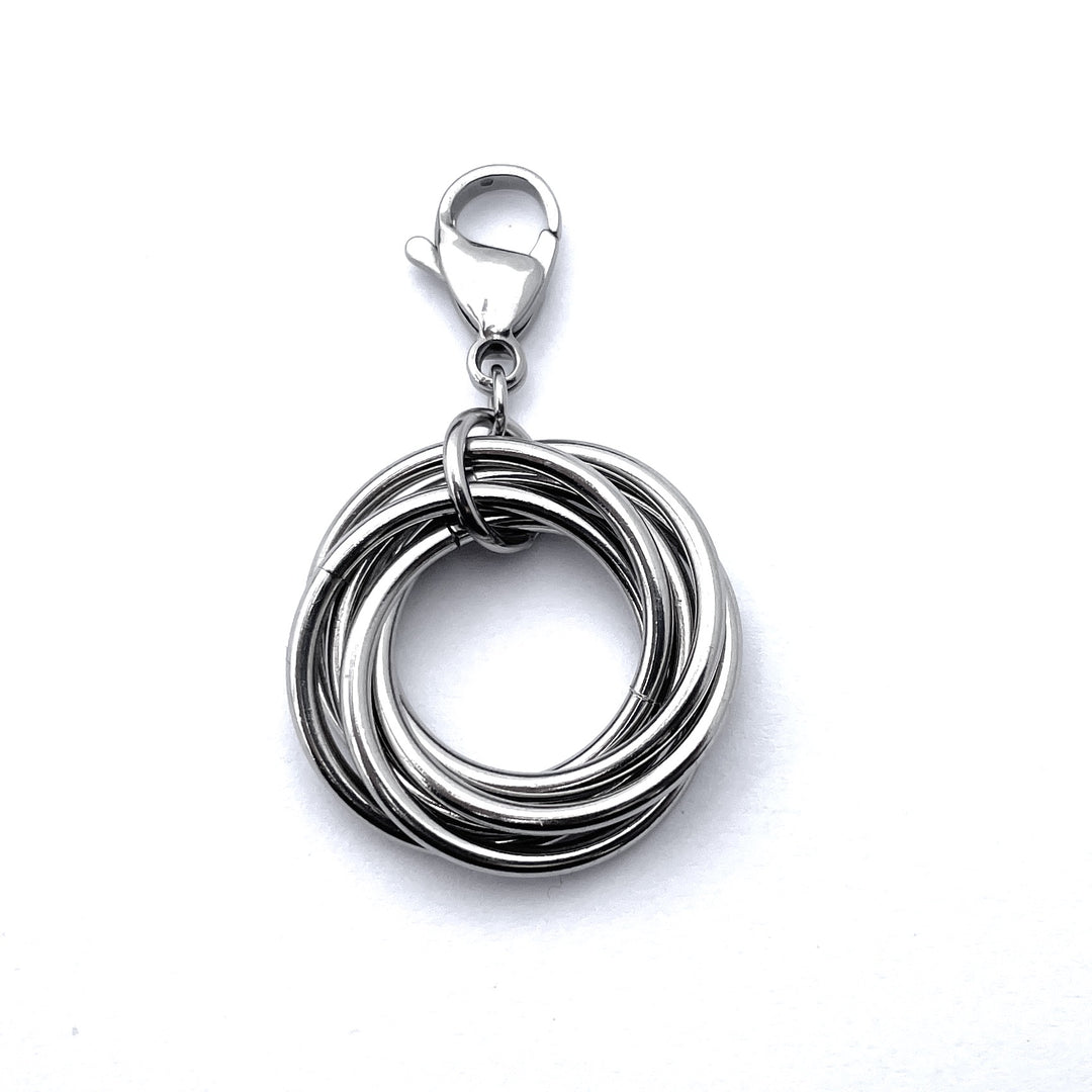 CHAIN MAILLE ZIP CLIP | Mobius Rose image 2