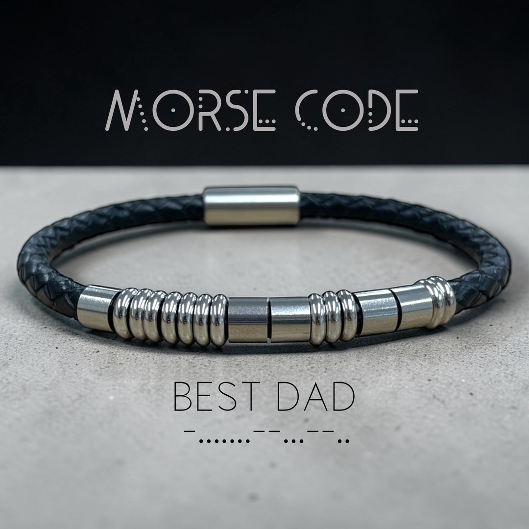 best dad morse code bracelet