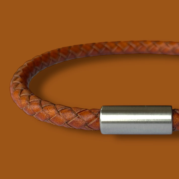 TAN LEATHER BRACELET image 0