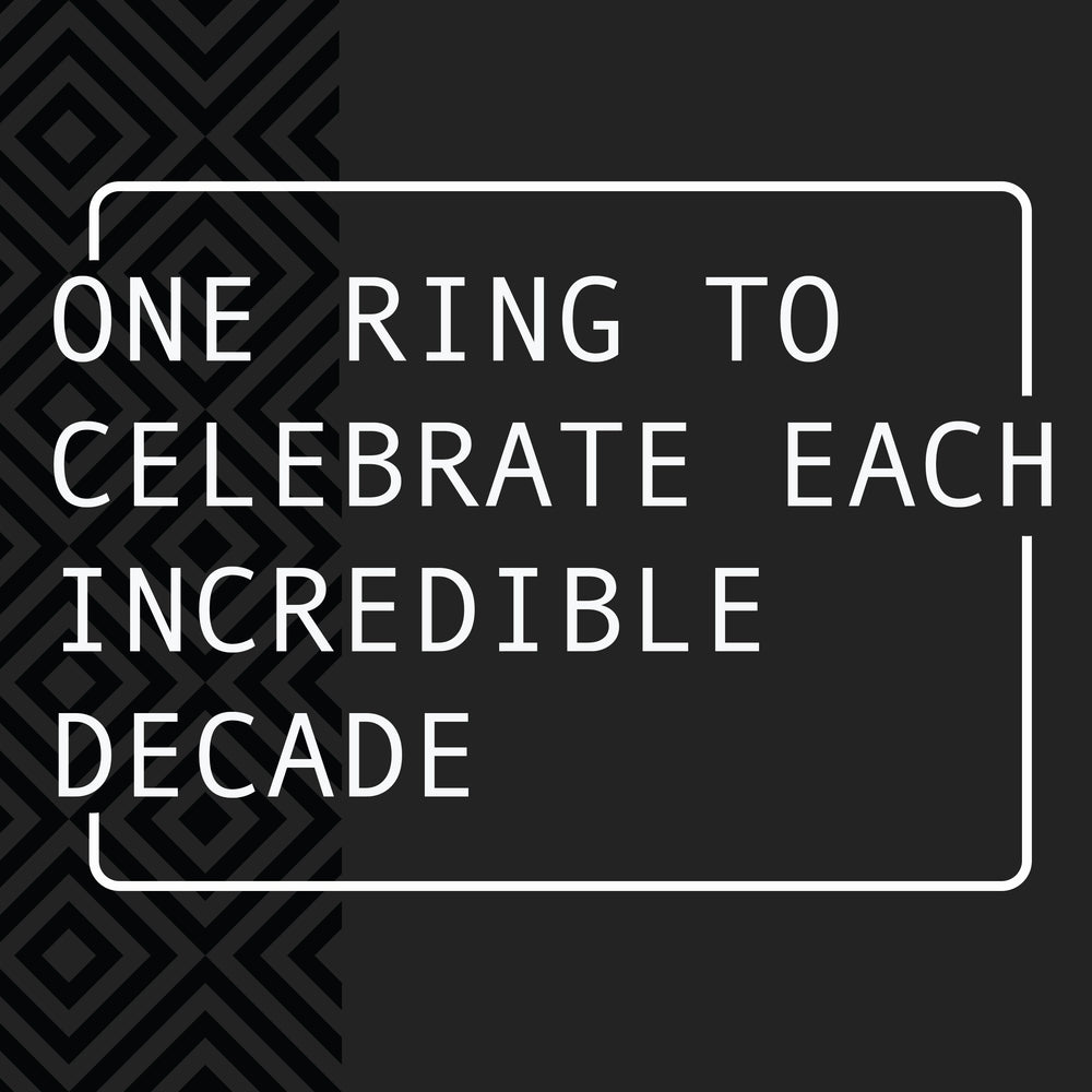 30TH BIRTHDAY BRACELET | 3 DECADES | 3 RINGS image 1
