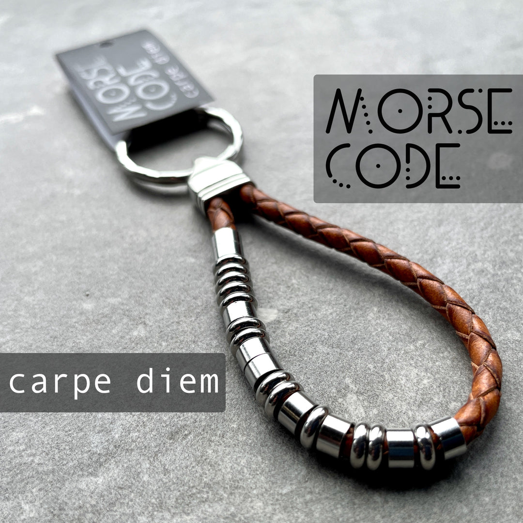 CARPE DIEM | MORSE CODE KEYRING image 0