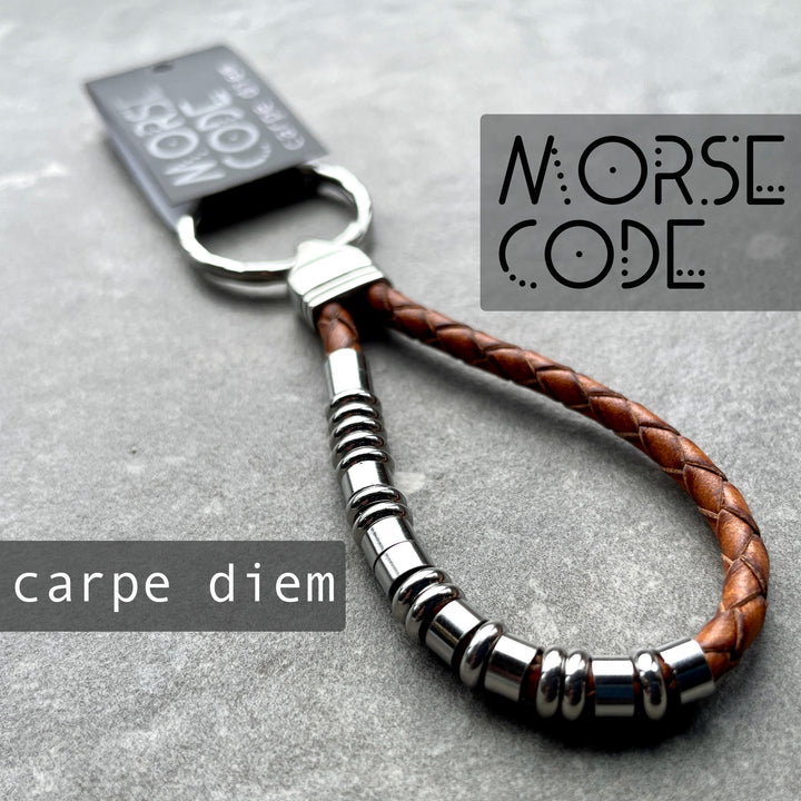 CARPE DIEM | MORSE CODE KEYRING image 0