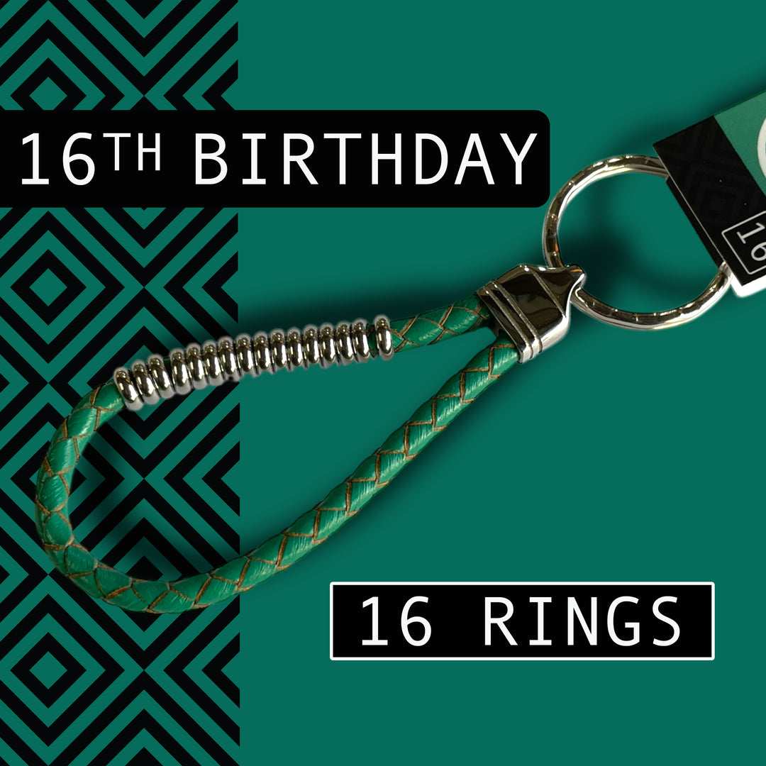 16th BIRTHDAY KEYRING image 0