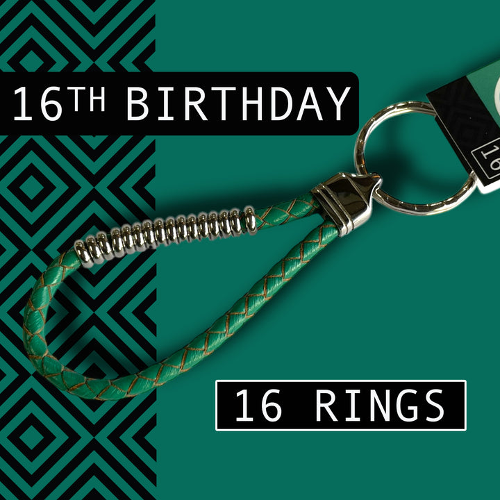 16th BIRTHDAY KEYRING image 0