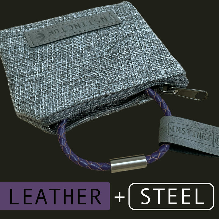 KIDS LEATHER BRACELET | PURPLE image 3