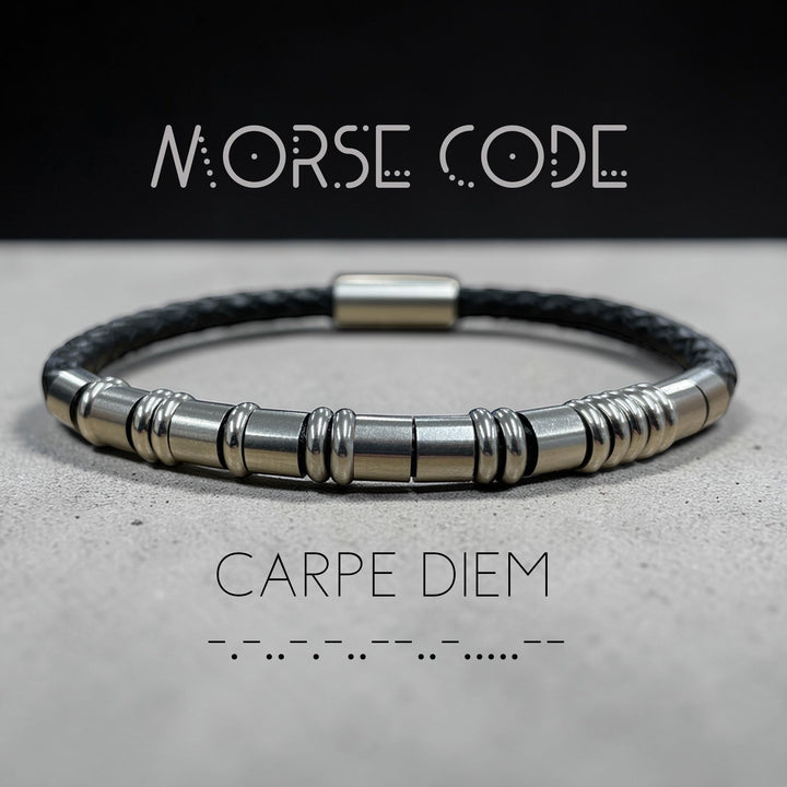 CARPE DIEM | MORSE CODE MESSAGE BRACELET