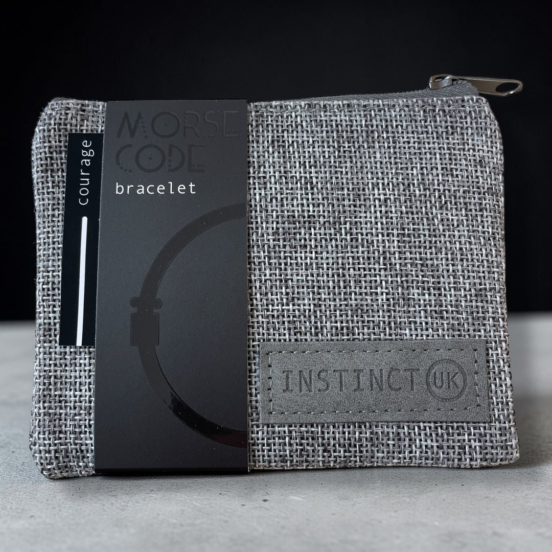COURAGE | MORSE CODE MESSAGE BRACELET