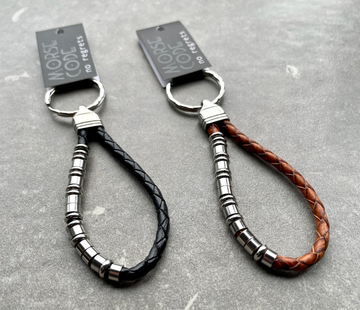 NO REGRETS | MORSE CODE KEYRING image 4