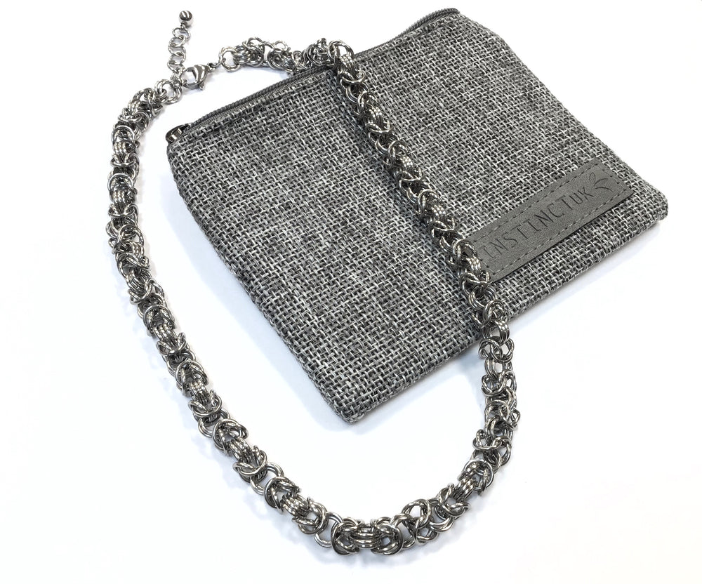 CHAIN MAILLE NECKLACE | Byzantine Necklace - 48cm image 1