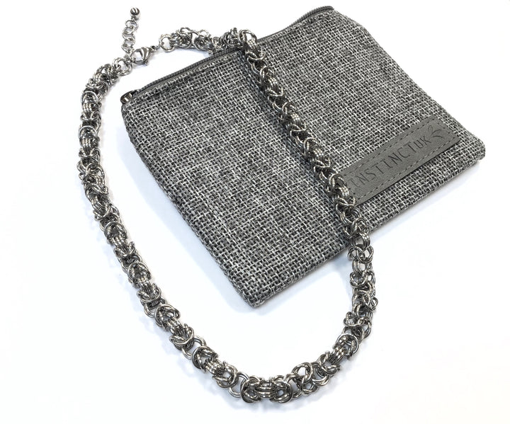 CHAIN MAILLE NECKLACE | Byzantine Necklace - 48cm image 1