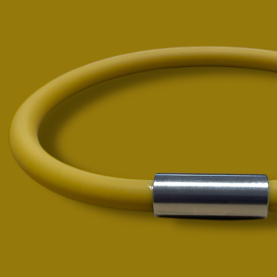OCHRE SILICONE BRACELET image 0