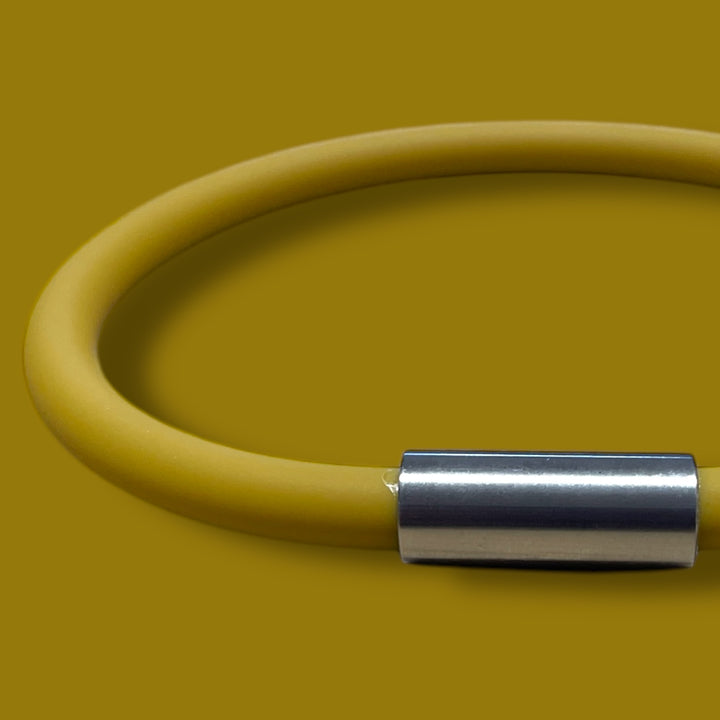 OCHRE SILICONE BRACELET image 0