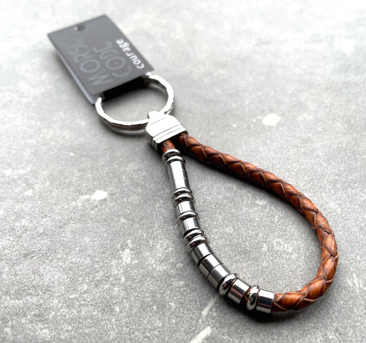 COURAGE | MORSE CODE KEYRING image 4