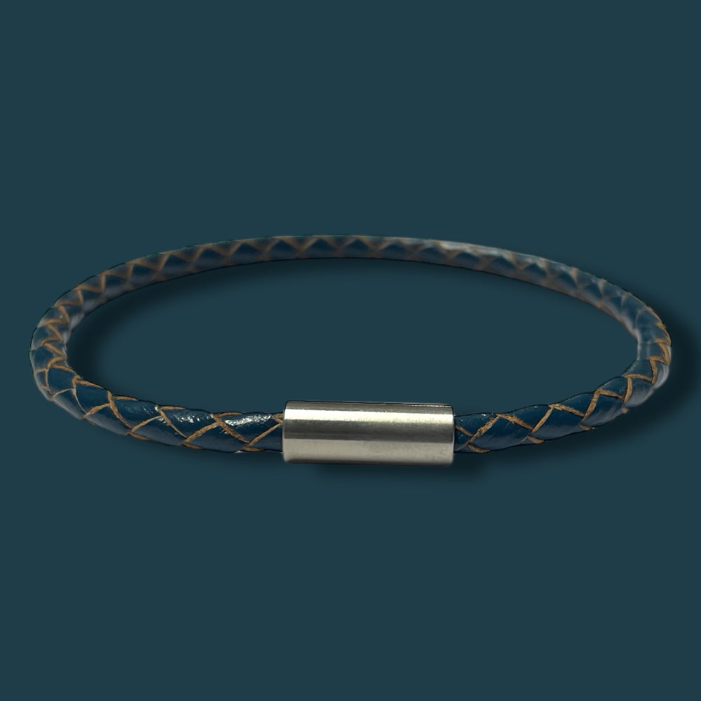 OCEAN LEATHER BRACELET | SLIM BAND image 1