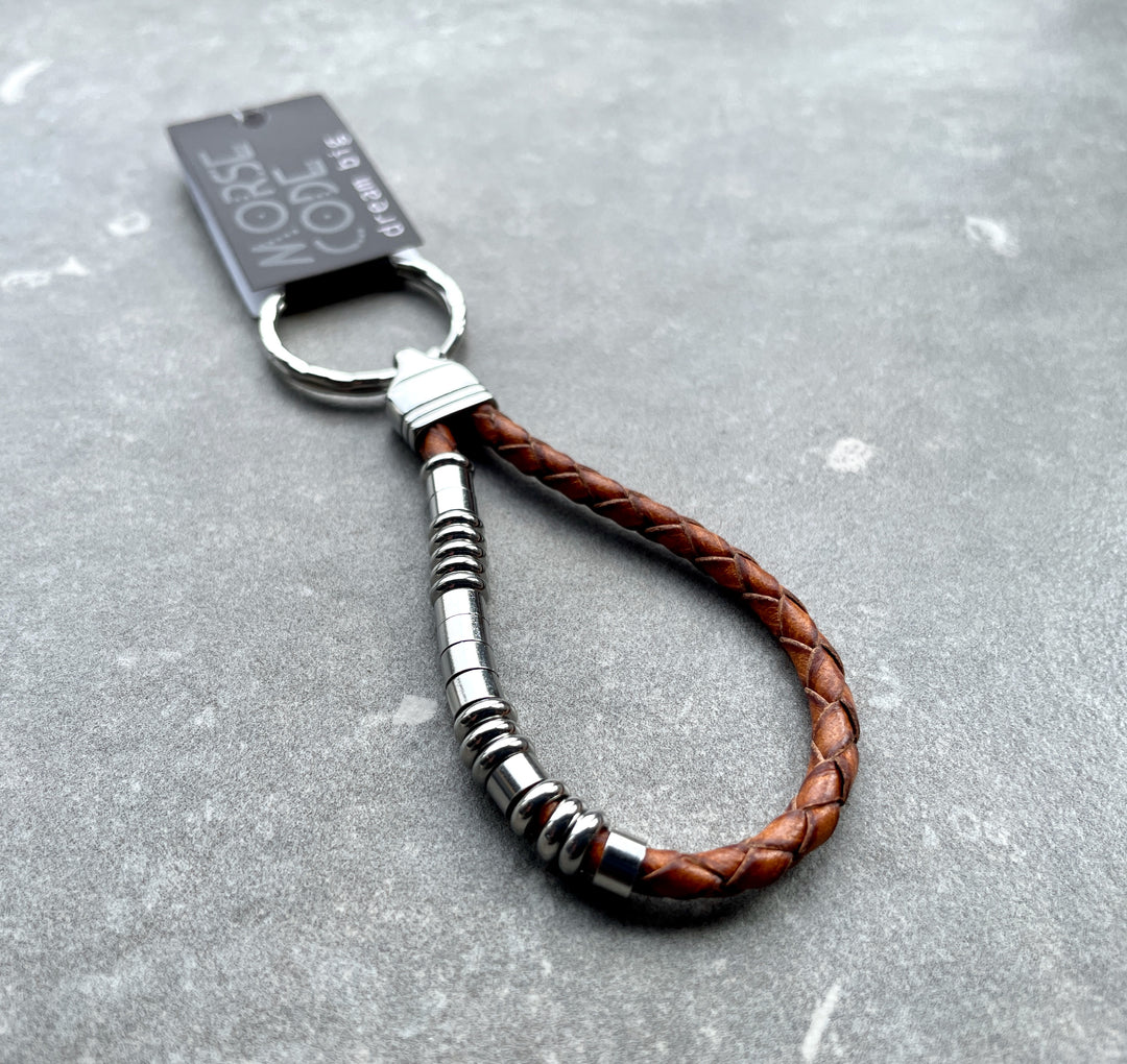DREAM BIG | MORSE CODE KEYRING image 5