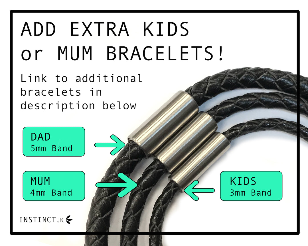 DAD +ME Matching Bracelets | Fathers Day Gift | Father & Son | Daddy & Daughter image 12