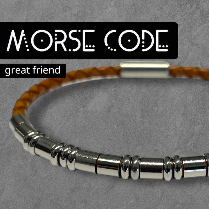 GREAT FRIEND - MORSE CODE BRACELET image 0