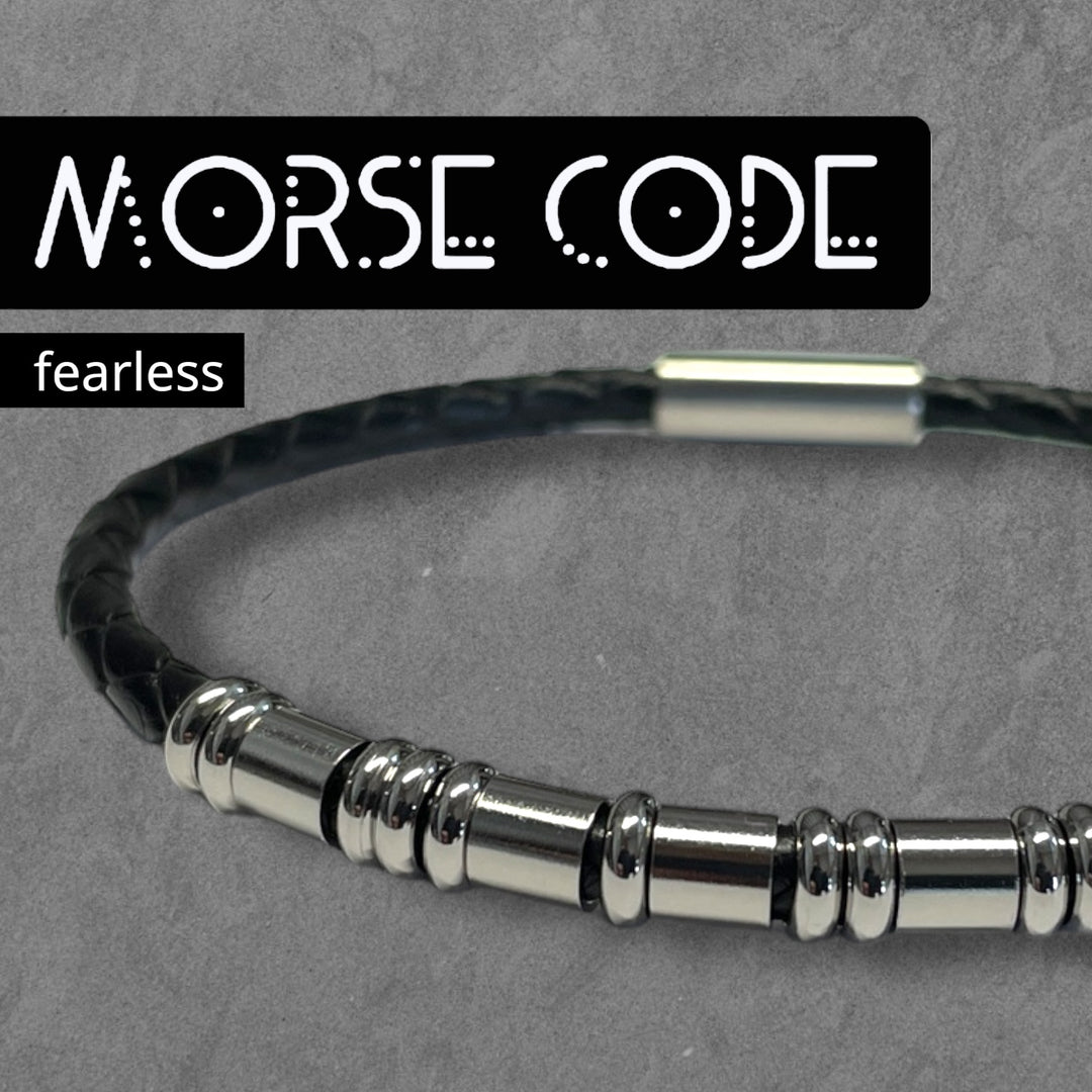 FEARLESS - MORSE CODE BRACELET image 0