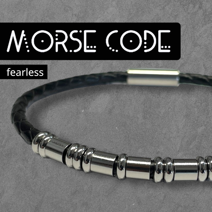 FEARLESS - MORSE CODE BRACELET image 0