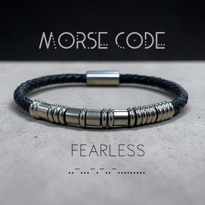 FEARLESS | MORSE CODE BRACELET