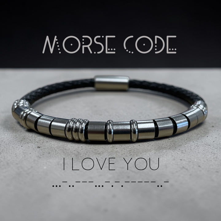 I LOVE YOU - MORSE CODE BRACELET