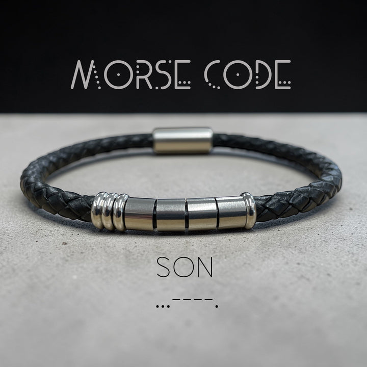 SON | MORSE CODE SECRET MESSAGE BRACELET